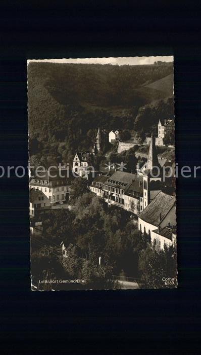 Gemuend Eifel Ortsansicht mit Kirche Luftkurort