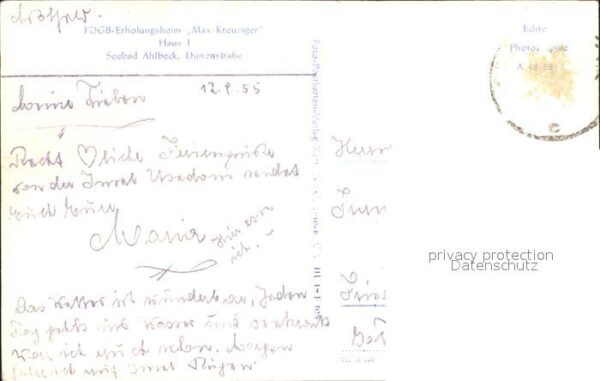 Ahlbeck Ostseebad FDGB Erholungsheim Max Kreuziger – Bild 2