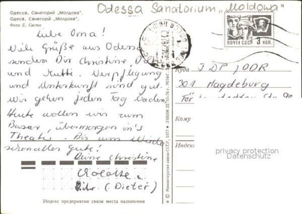 Odessa Ukraine Sanatorium Moldowa – Bild 2