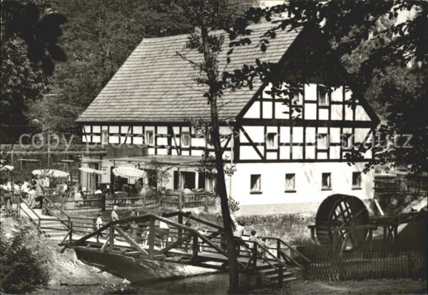 Schlaubetal HO Gaststätte Bremsdorfer Mühle Wasserr