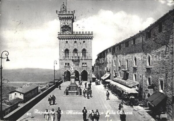 San Marino San Marino Piazza della Liberta