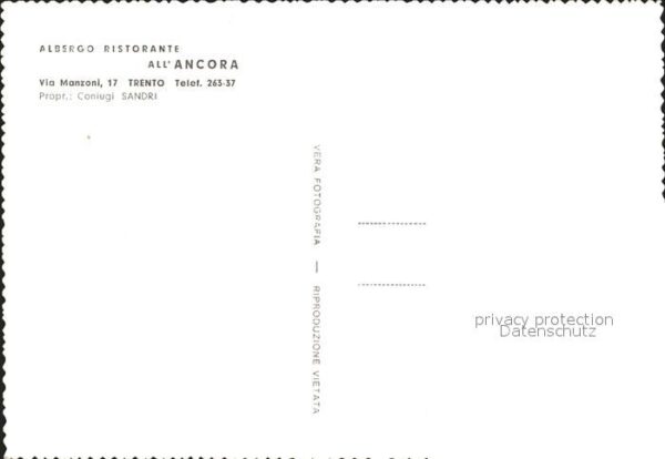 Trento Albergo Ristorante All Ancora – Bild 2