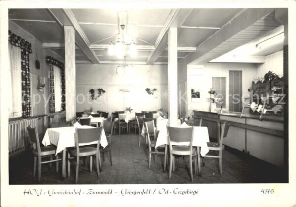 Georgenfeld HOG Grenzsteinhof Zinnwald Gaststätte