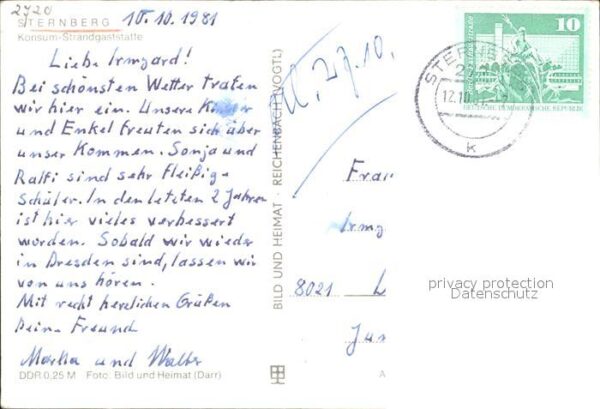 Sternberg Mecklenburg Konsum Strandgaststätte – Bild 2