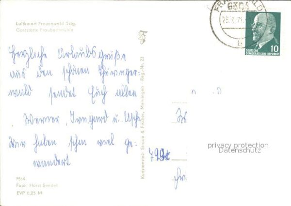 Frauenwald Thueringen Gaststätte Fraubachmühle Luftkurort – Bild 2