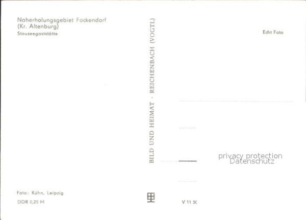 Fockendorf Altenburg Stauseegaststätte Naherholungsgebiet – Bild 2