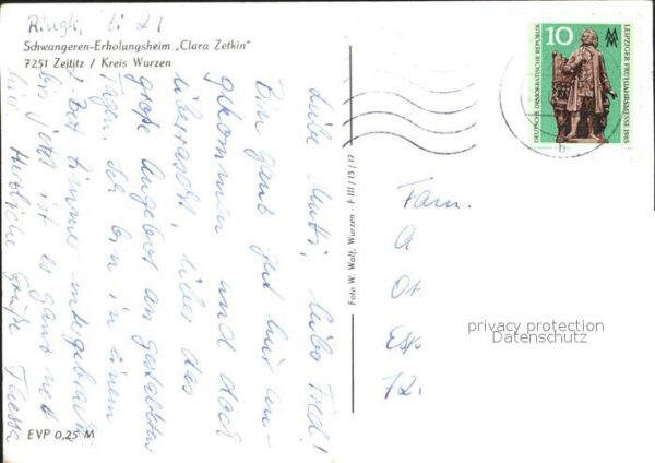 Zeititz Schwangeren Erholungsheim Clara Zetkin – Bild 2