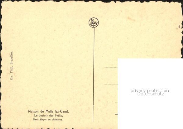 Gand Belgien Maison de Melle lez Gand Dortoir des Pe – Bild 2