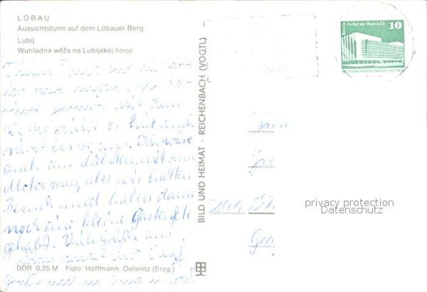 Loebau Sachsen Aussichtsturm auf dem Löbauer Berg – Bild 2