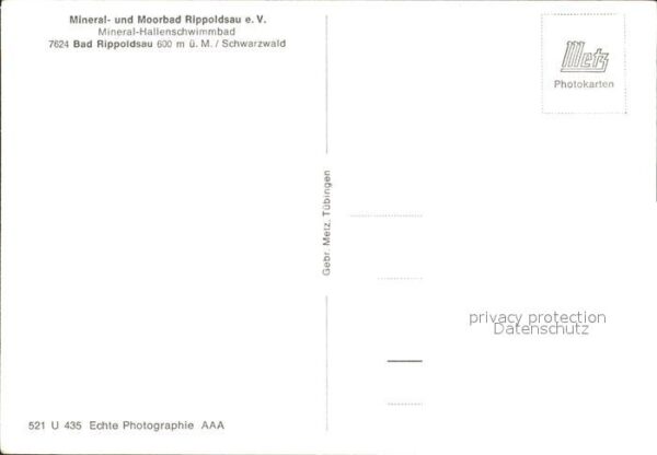 Bad Rippoldsau Schwarzwald Mineral Hallenschwimmbad Mineralbad Moo – Bild 2