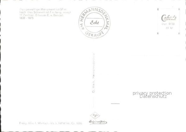 Hermannsdenkmal Teutoburger Wald Fliegeraufnahme – Bild 2