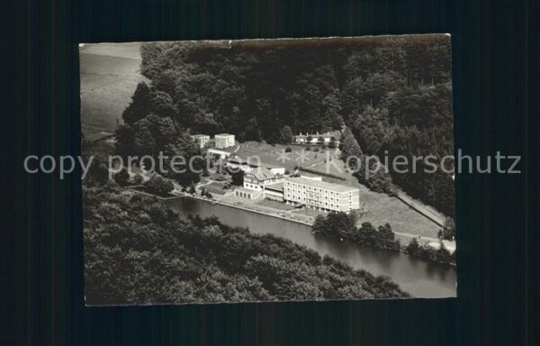 Hirzenhain Wetteraukreis Sanatorium Hillersbach Fliegeraufnahme