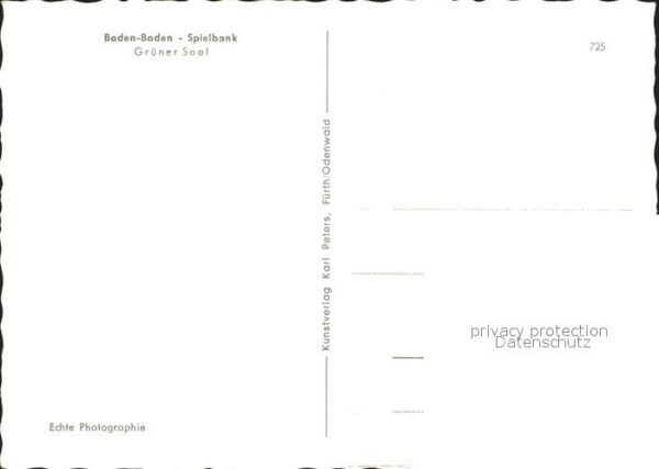 Baden-Baden Spielbank Grüner Saal Kronleuchter – Bild 2