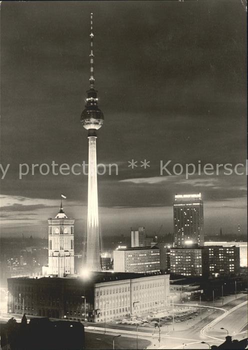 Berlin Rathaus Fernseh UKW Turm Interhotel Sta