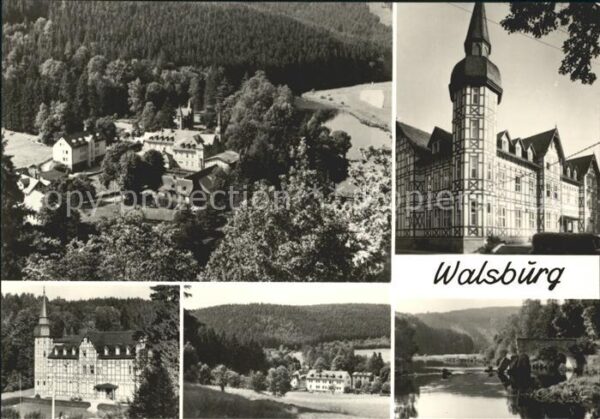 Walsburg Teilansichten Schloss Panorama Fliegera