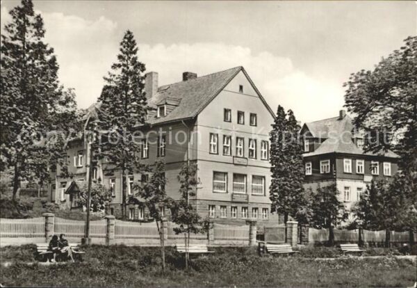 Schierke Harz FDGB Erholungsheim August Bebel Höhenlu