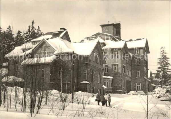 Schierke Harz FDGB Ferienheim Hermann Duncker Winters