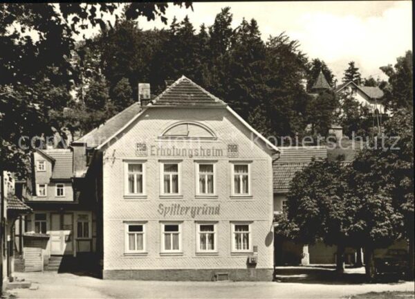 Dietharz Tambach Erholungsheim Spittergund Thüringer Wal