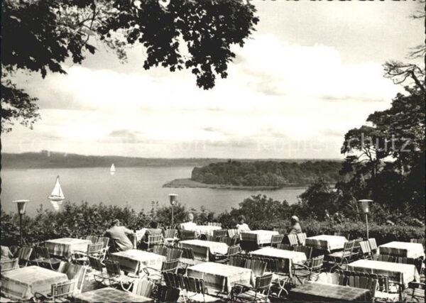 Wannsee Gaststätte Blockhaus Nikolskoe Terrasse