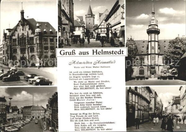 Helmstedt Helmstedter Heimatlied Teilansichten Tu