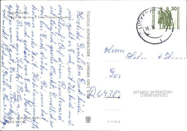 Luckenwalde Fussgängerboulevard Ernst Thälmann Stra – Bild 2