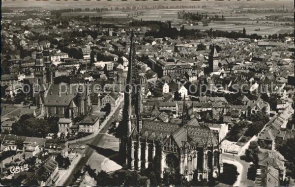 Speyer Rhein Kirche Fliegeraufnahme