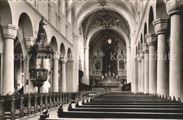 Konstanz Bodensee Basilika Mittelschiff Hochaltar