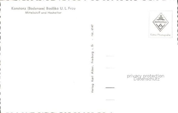 Konstanz Bodensee Basilika Mittelschiff Hochaltar – Bild 2