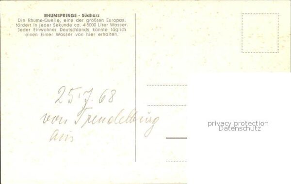 Rhumspringe Rhume- Quelle – Bild 2