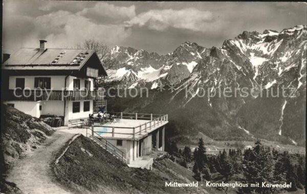 Mittenwald Bayern Kranzberghaus Karwendel