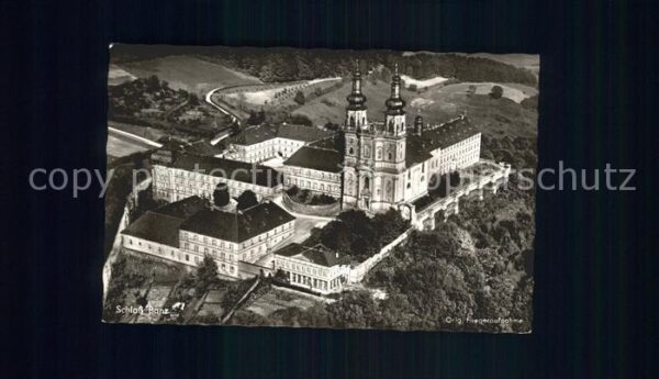 Banz Bad Staffelstein Schlossgaststätte Fliegeraufnahme