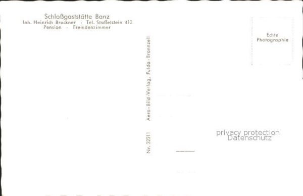 Banz Bad Staffelstein Schlossgaststätte Fliegeraufnahme – Bild 2