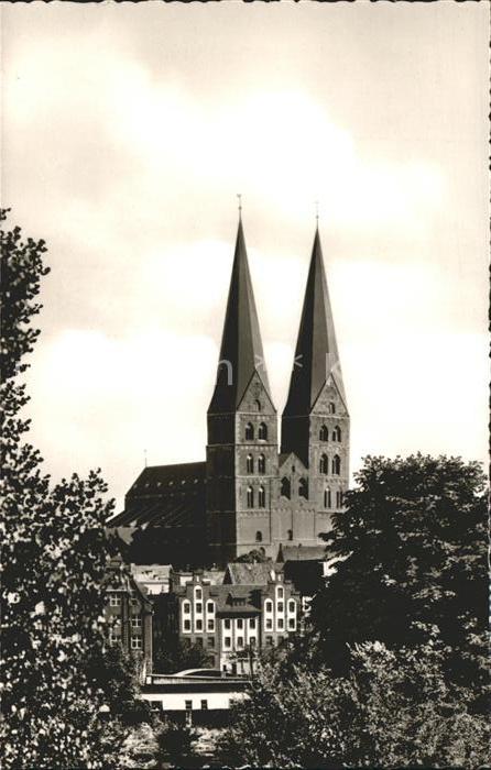 Luebeck Blick auf Sankt Marien
