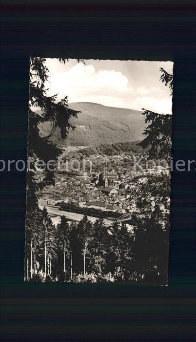 Eberbach Neckar Blick auf Eberbach