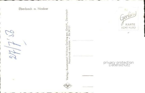 Eberbach Neckar Blick auf Eberbach – Bild 2