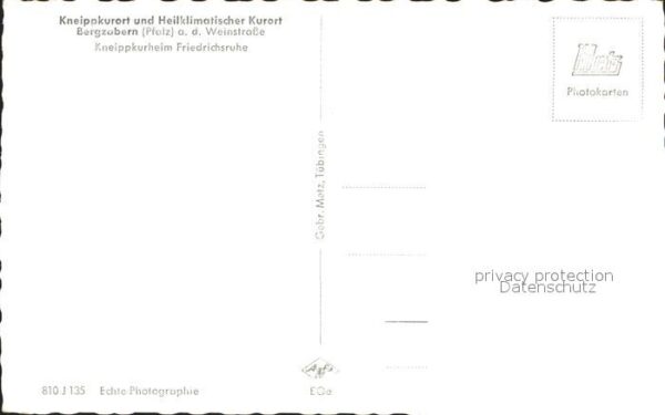 Bad Bergzabern Kneippkurheim Friedrichsruhe – Bild 2