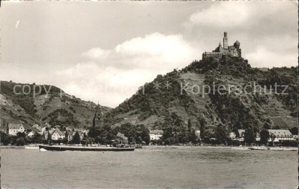 Braubach Rhein Blick auf die Marksburg