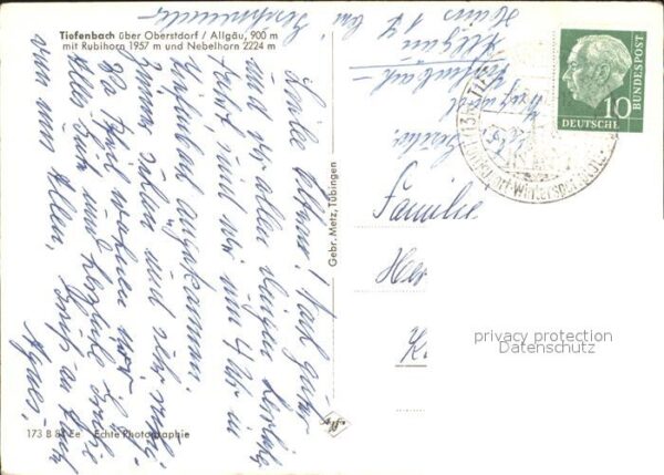 Tiefenbach Passau Rubihorn Nebelhorn – Bild 2