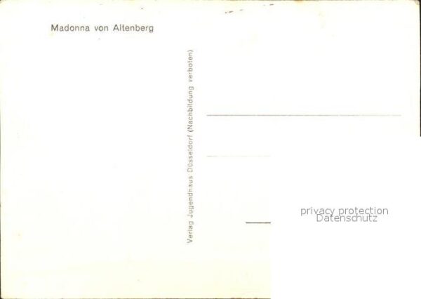 Altenberg Rheinland Madonna von Altenberg – Bild 2