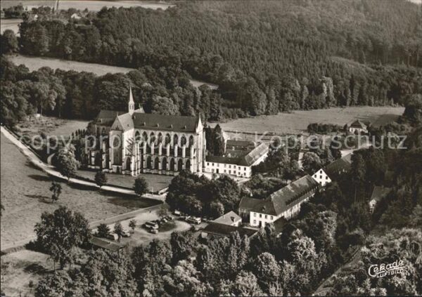 Altenberg Rheinland Fliegeraufnahme Dom
