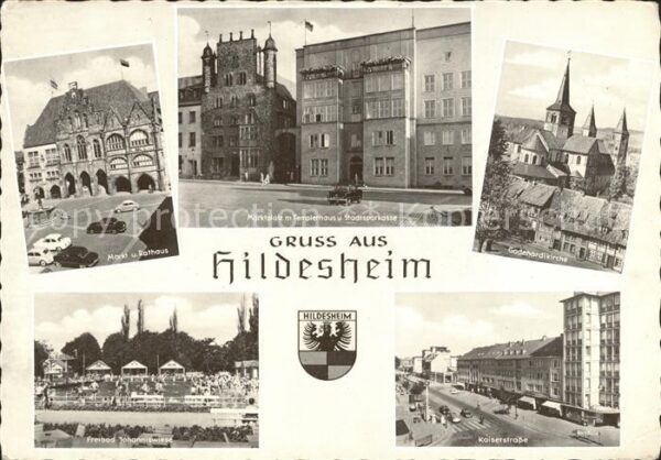 Hildesheim Markt Rathaus Kaiserstrasse