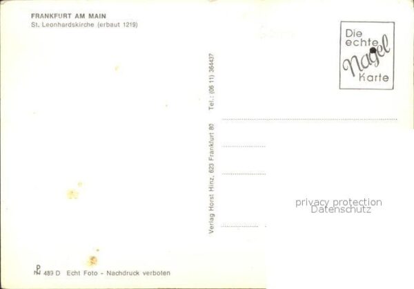 Frankfurt Main Sankt Leonhardskirche – Bild 2