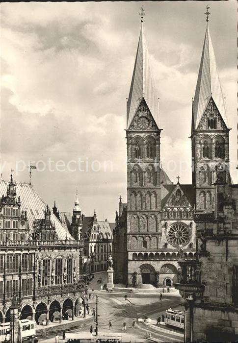 Bremen Marktplatz Dom Rathaus