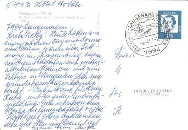 Weingarten Wuerttemberg Sankt Martinus Brunnen – Bild 2