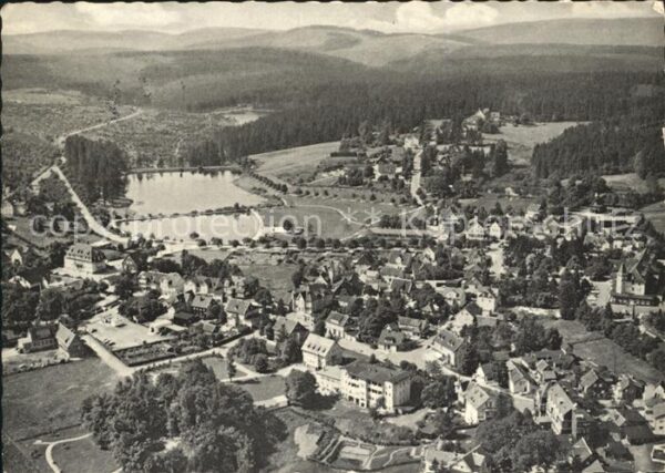 Hahnenklee-Bockswiese Harz Fliegeraufnahme