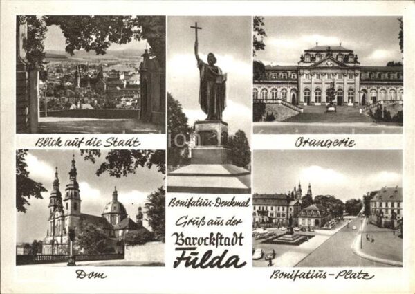 Fulda Bonifatius- Denkmal Dom Orangerie