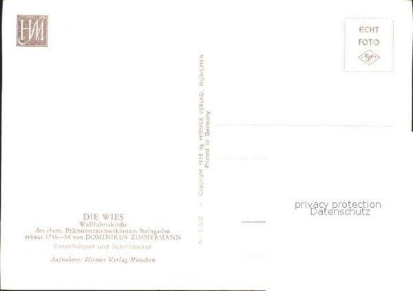 Steingaden Oberbayern Wallfahrtskirche Wies – Bild 2