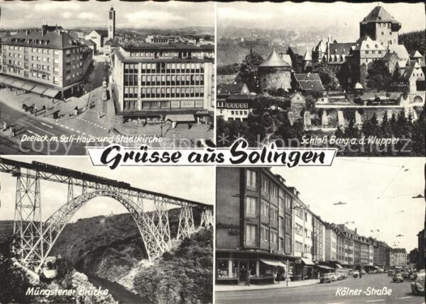 Solingen Kölner- Strasse Schloss Burg Wupper