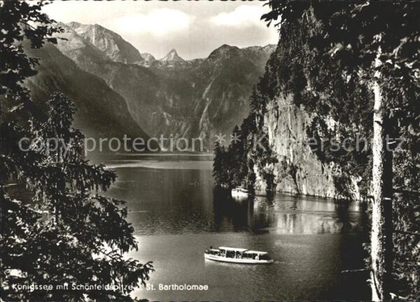 Koenigsee Berchtesgaden Schönfeldspitze Sankt Bartholomae