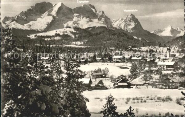 Kruen mit Zugspitzmassiv